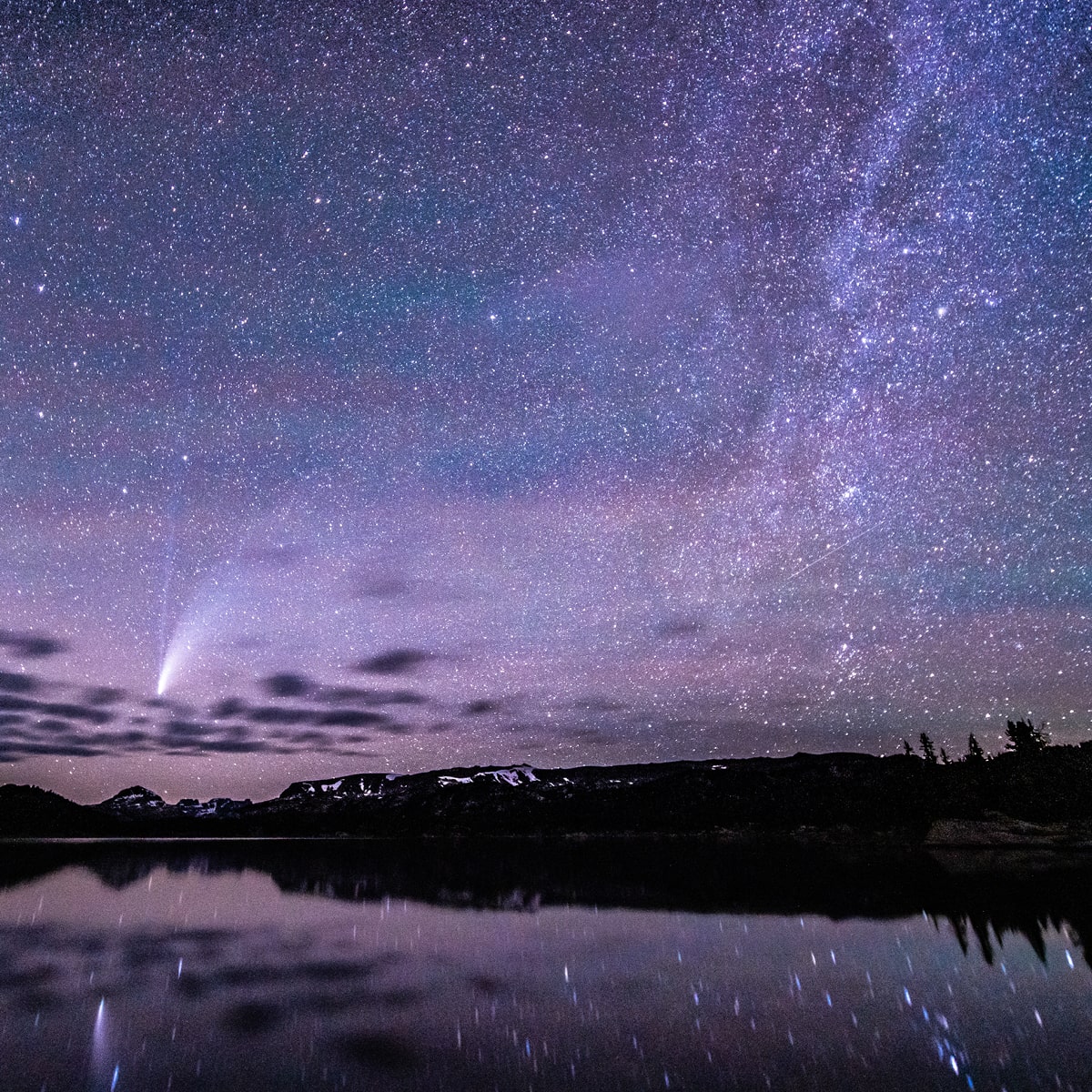 Island Lake in the Beartooth Mountains itinerary image